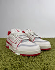 Louis Vuitton Trainer Bianca Rossa 8.5
