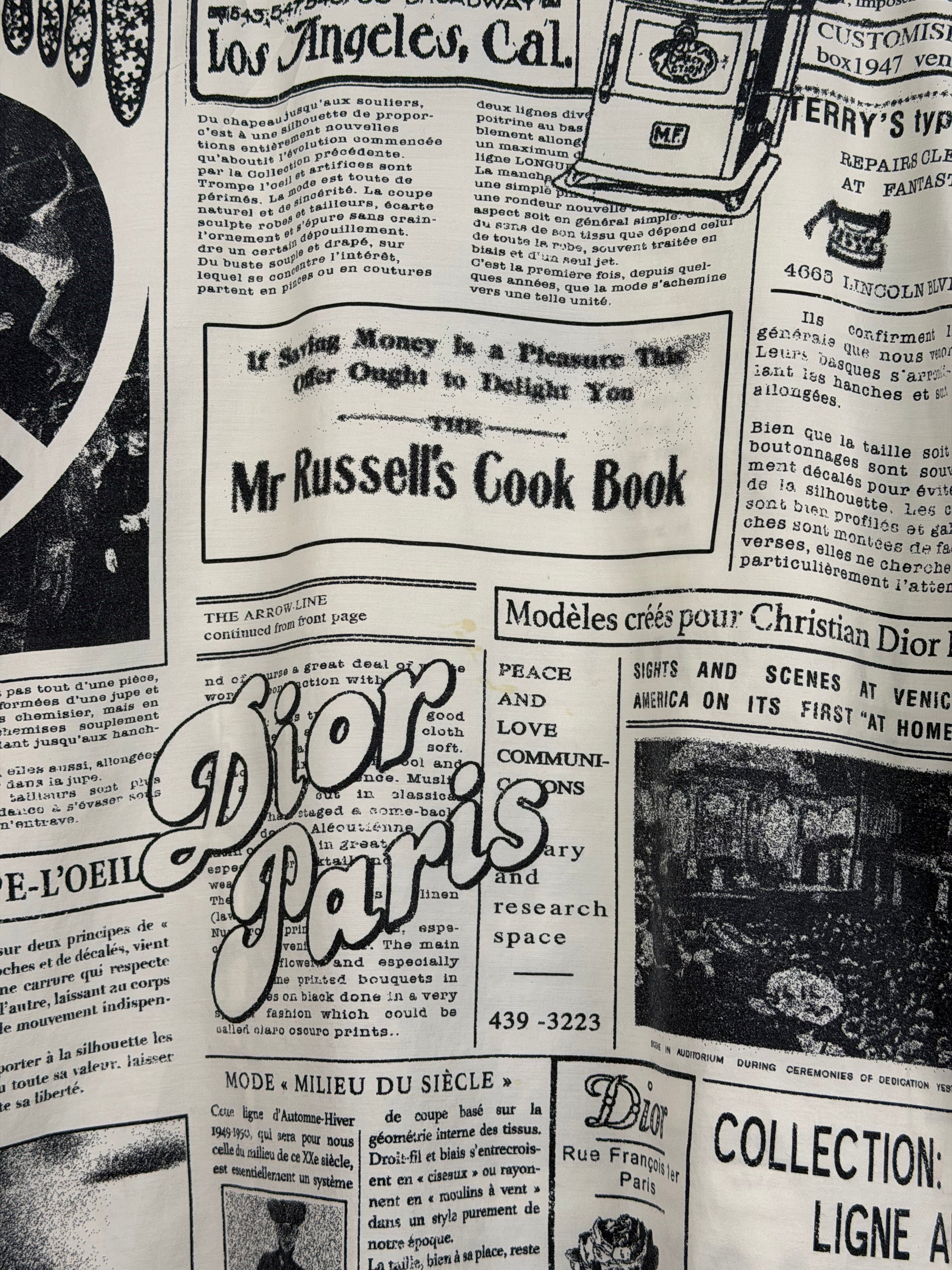 Camicia Dior Size 41 bianca e nera