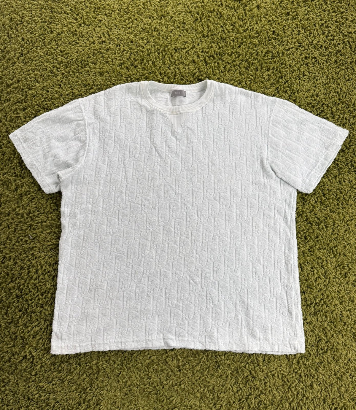 T-Shirt Oblique Christian Dior Bianca L - Second Hand Di Fiore