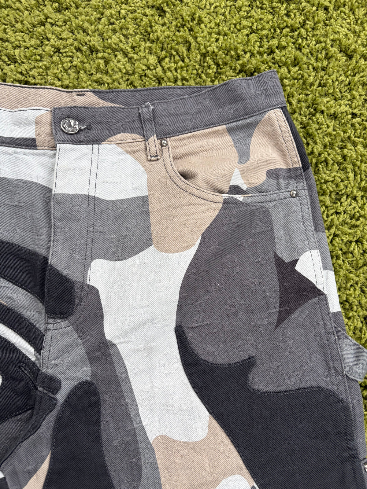 Jeans Louis Vuitton X KidSuper Patchwork Multicolor 34
