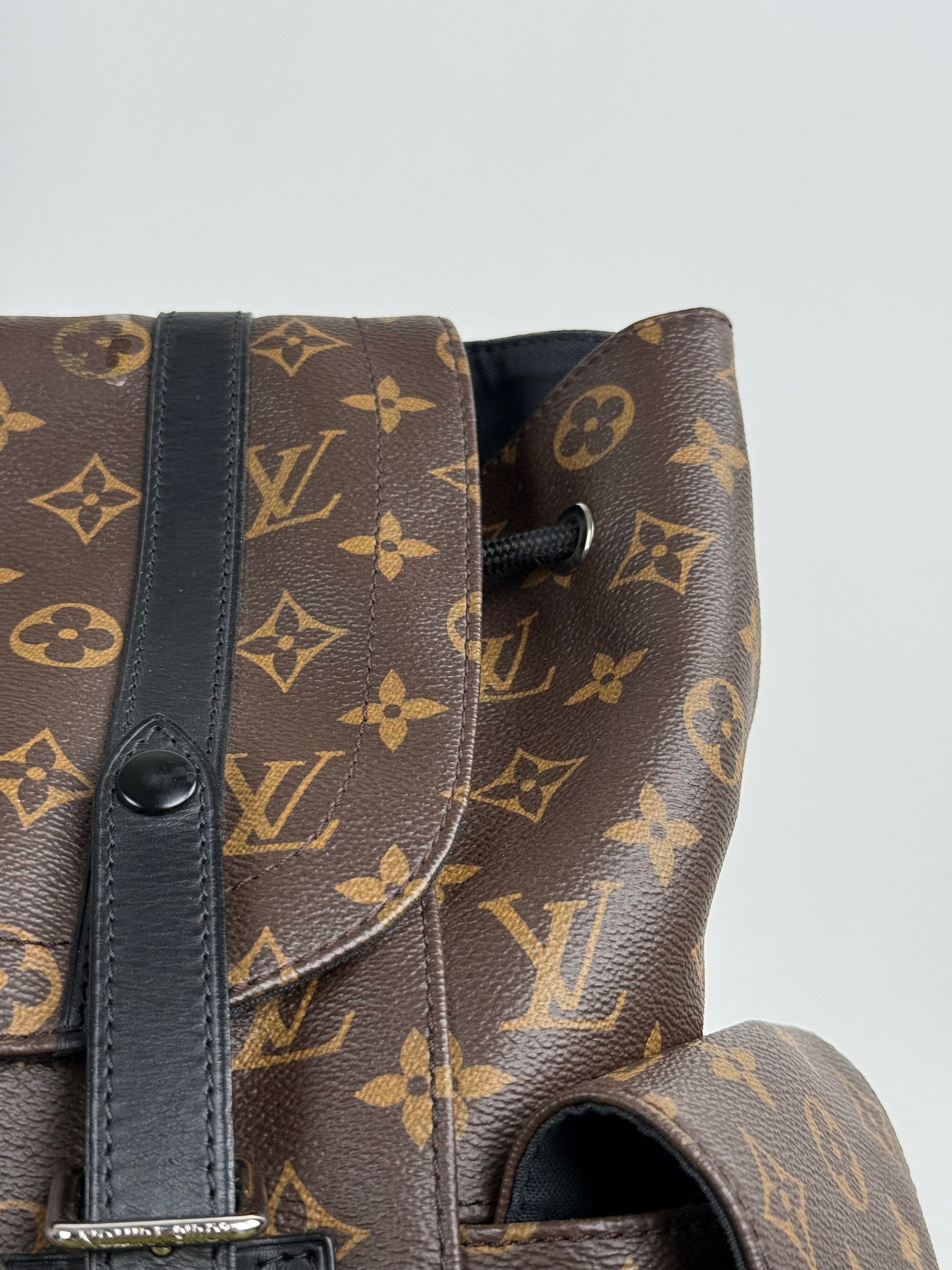 Zaino Christopher Monogram Louis Vuitton Marrone