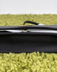 Borsa a spalla Prada Mini in raso Nero