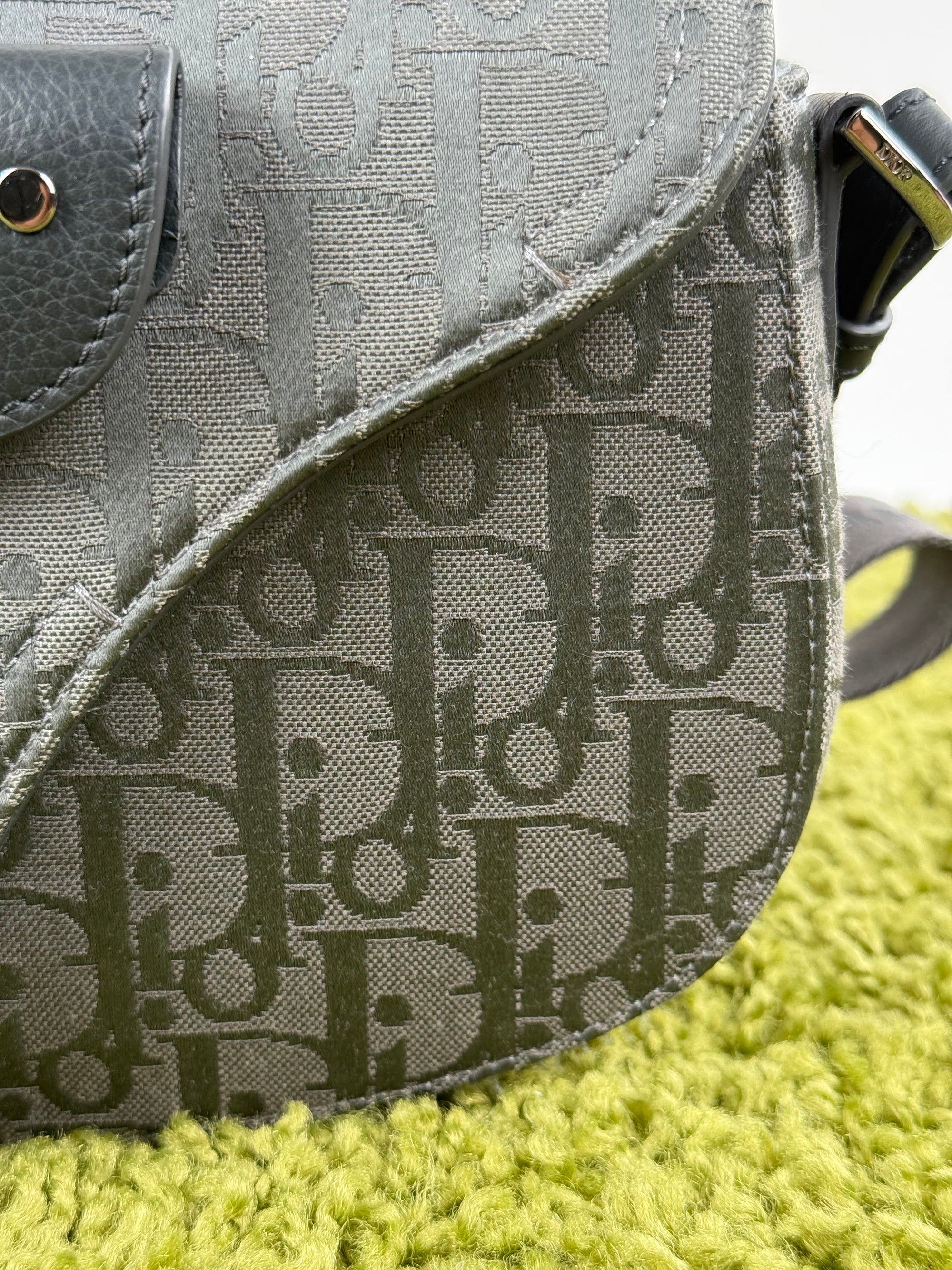 Borsa a tracolla saddle Christian Dior Nero