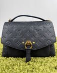 Borsa Louis Vuitton Blanche BB in pelle nera Monogram Empreinte