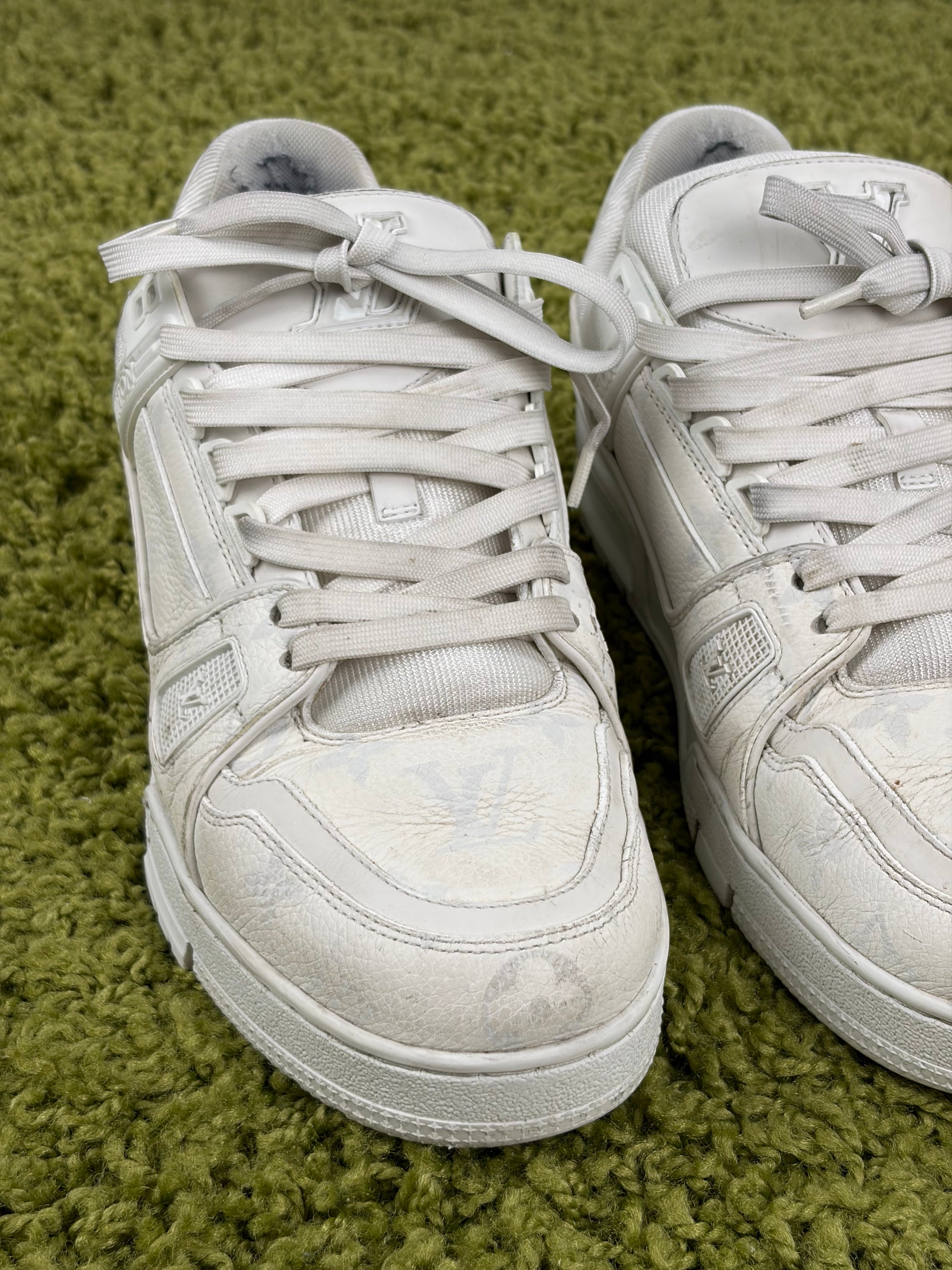 Louis vuitton trainer Size 7.5=41.5 calza 42.5 bianche