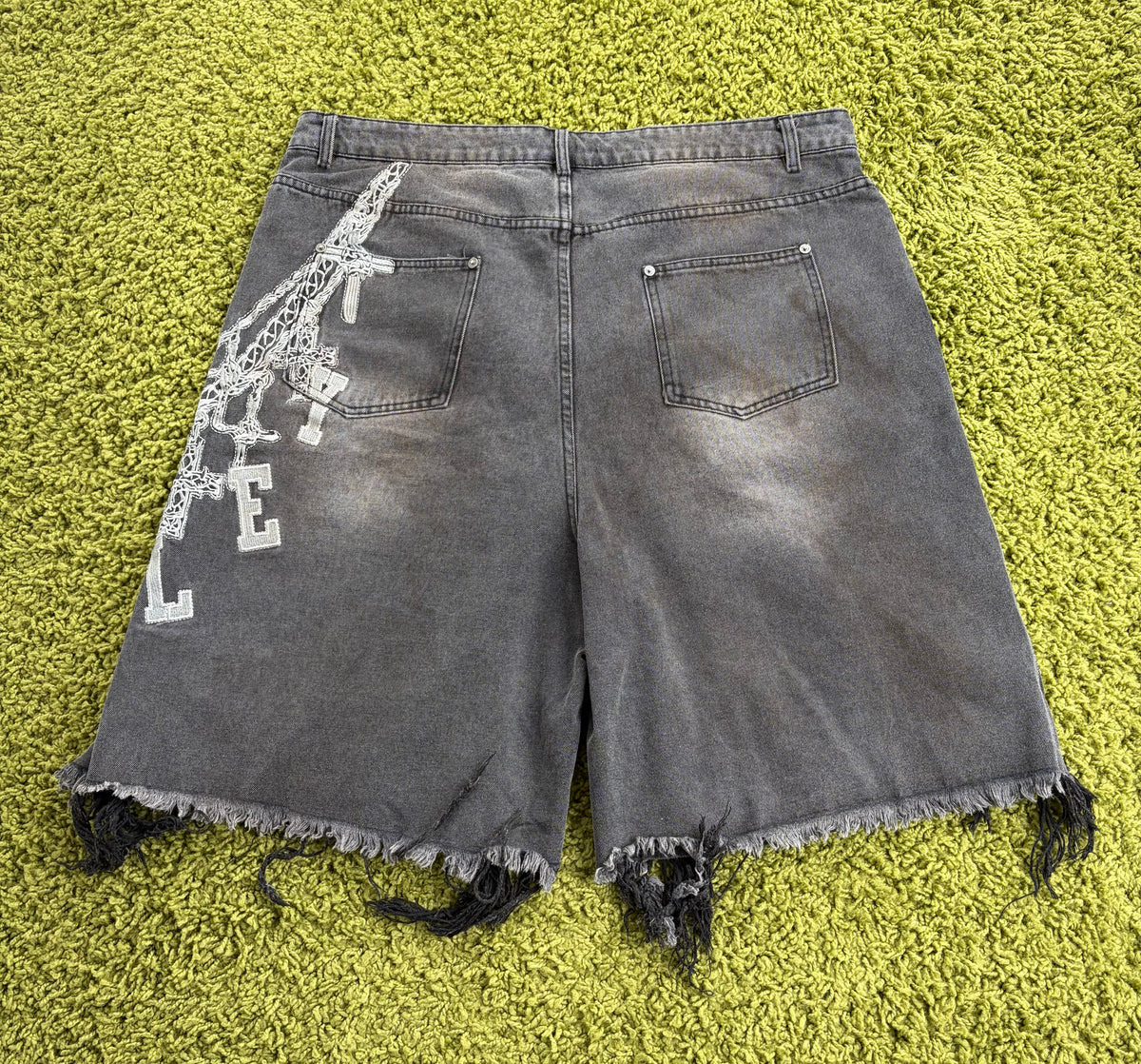 Pantaloncini Valley Dreams In Denim Grigio 36