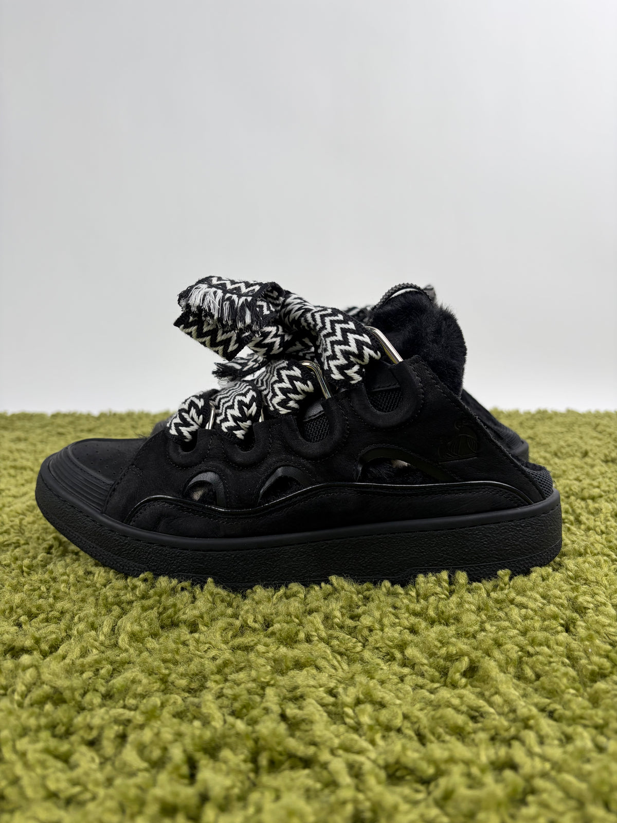 Lanvin Curb Mules Nera 43