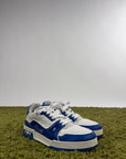 Louis vuitton trainer size 7=41 calza 42 blu e bianche
