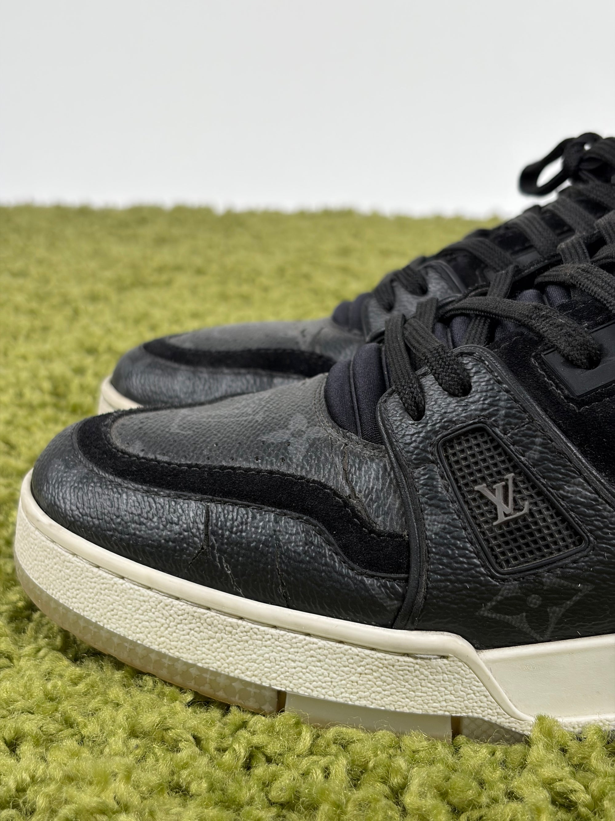 Louis vuitton trainer Size 6.5=41.5 calza 42.5 nere e bianche