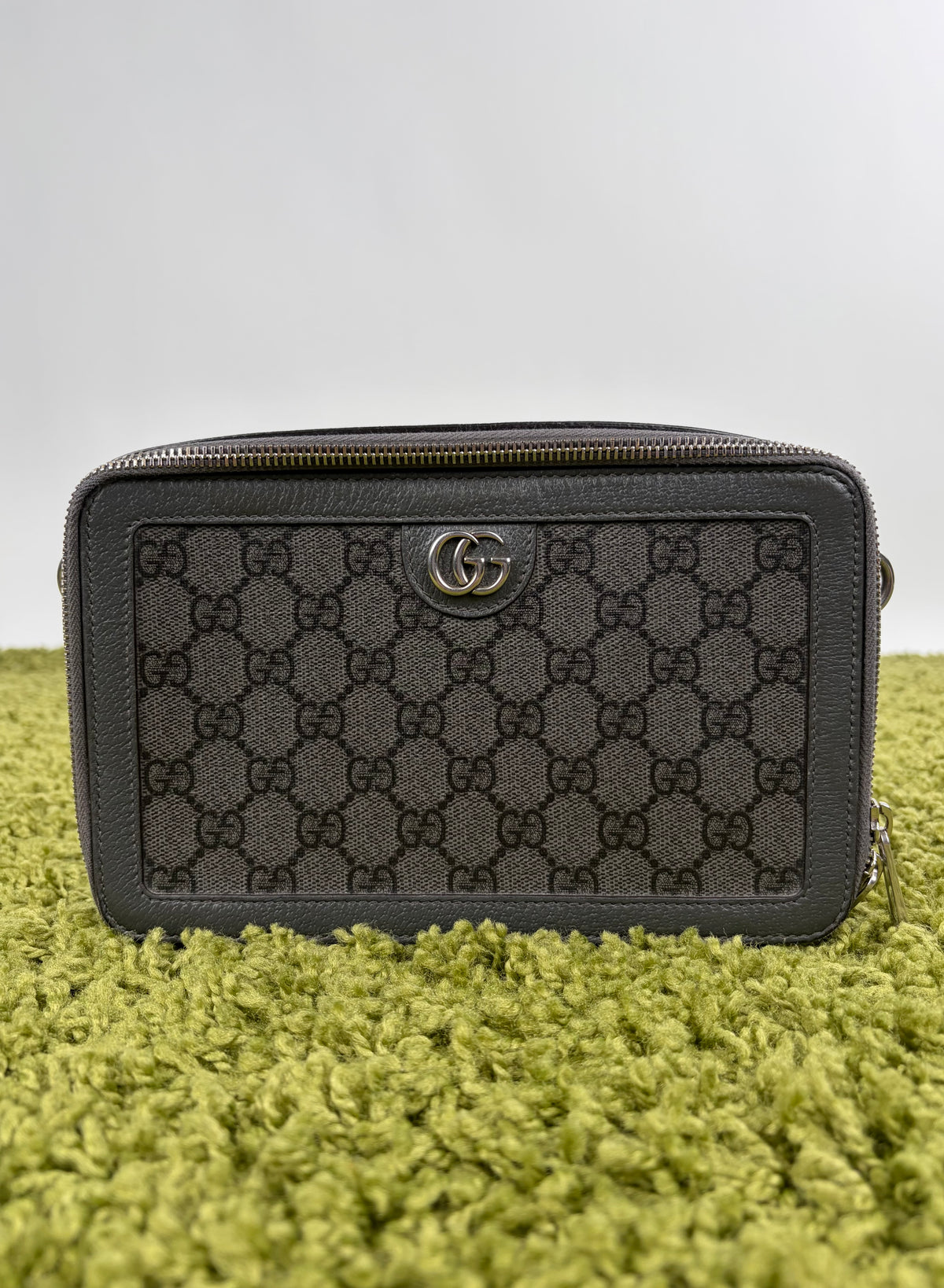 Borsa Gucci Ophidia in Tela GG Verde con tracolla rimovibile