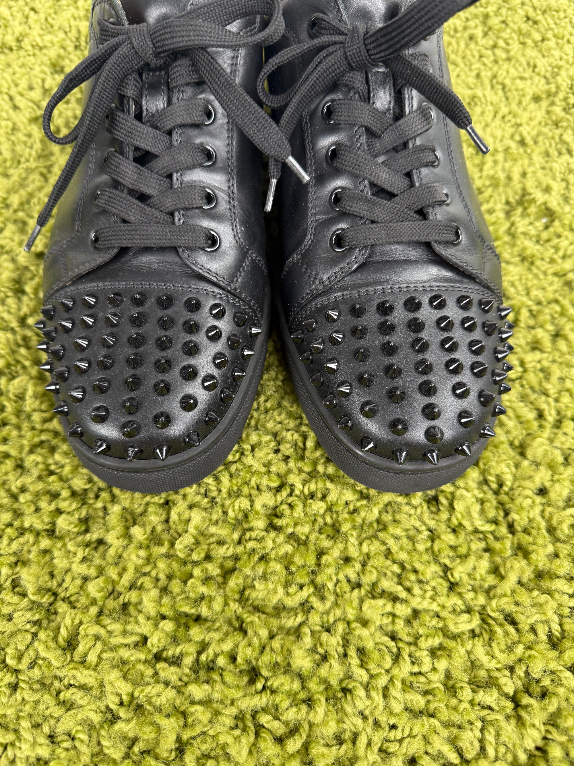 Christian Louboutin Spikes in pelle Nero 42