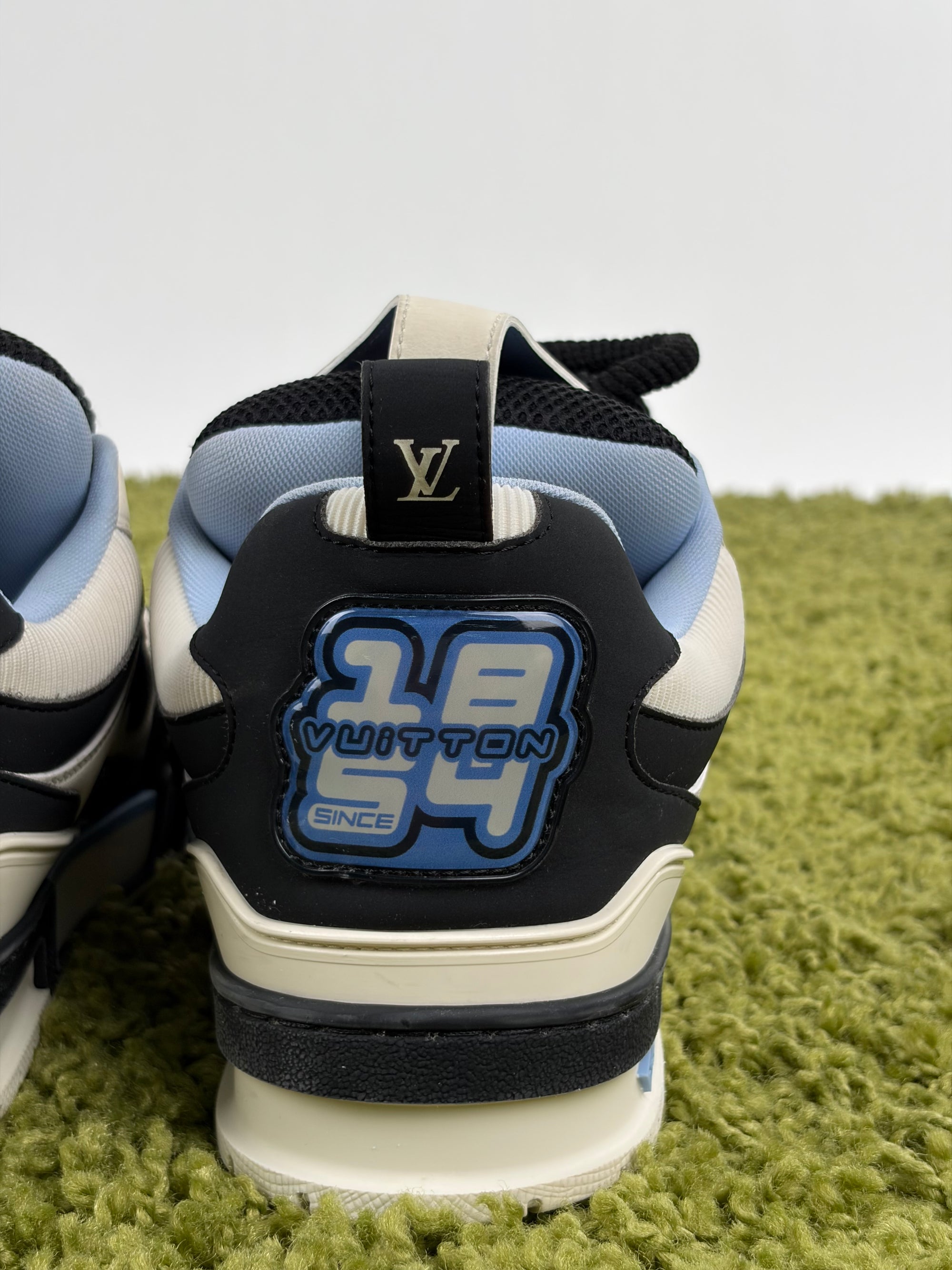 Louis vuitton skate Size 7.5=41.5 calza 42.5 bianca nera e azzurra