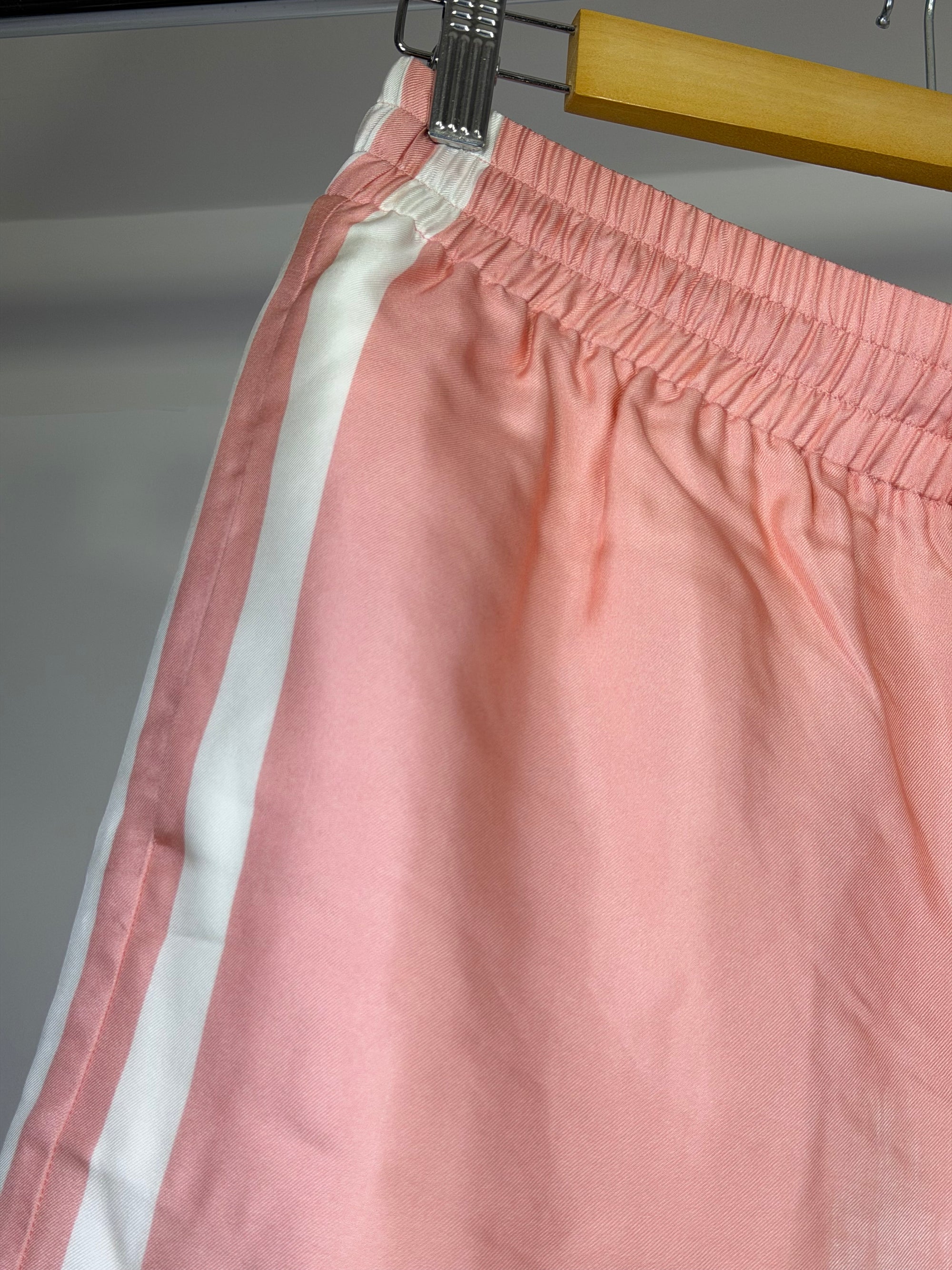 Pantalone corto Casablanca Size XL rosa e bianco