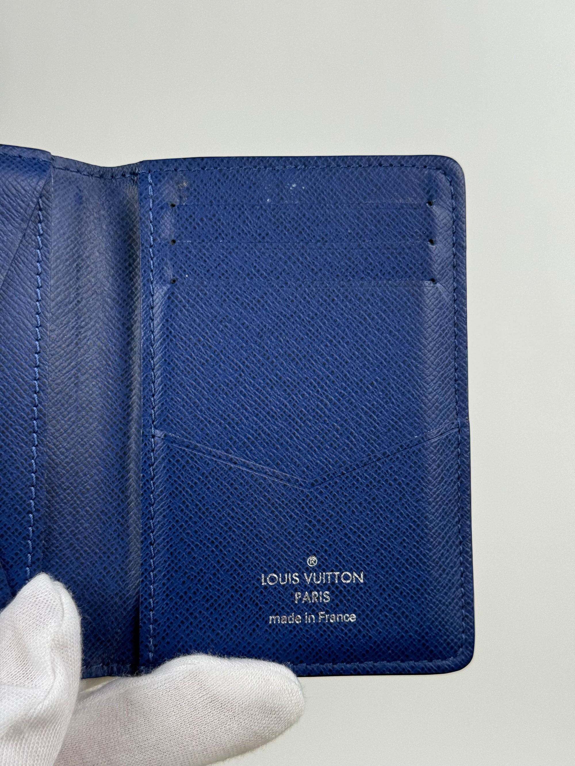 Portacarte Louis Vuitton Blu