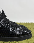 Louboutin alte Size 44.5 nere lucide