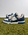 Louis Vuitton Trainer In Denim Blu 8
