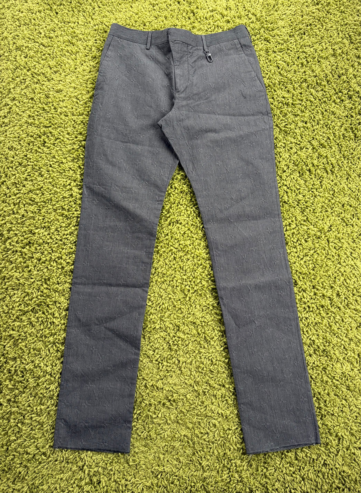 Pantalone Louis Vuitton Grigio Monogram 40