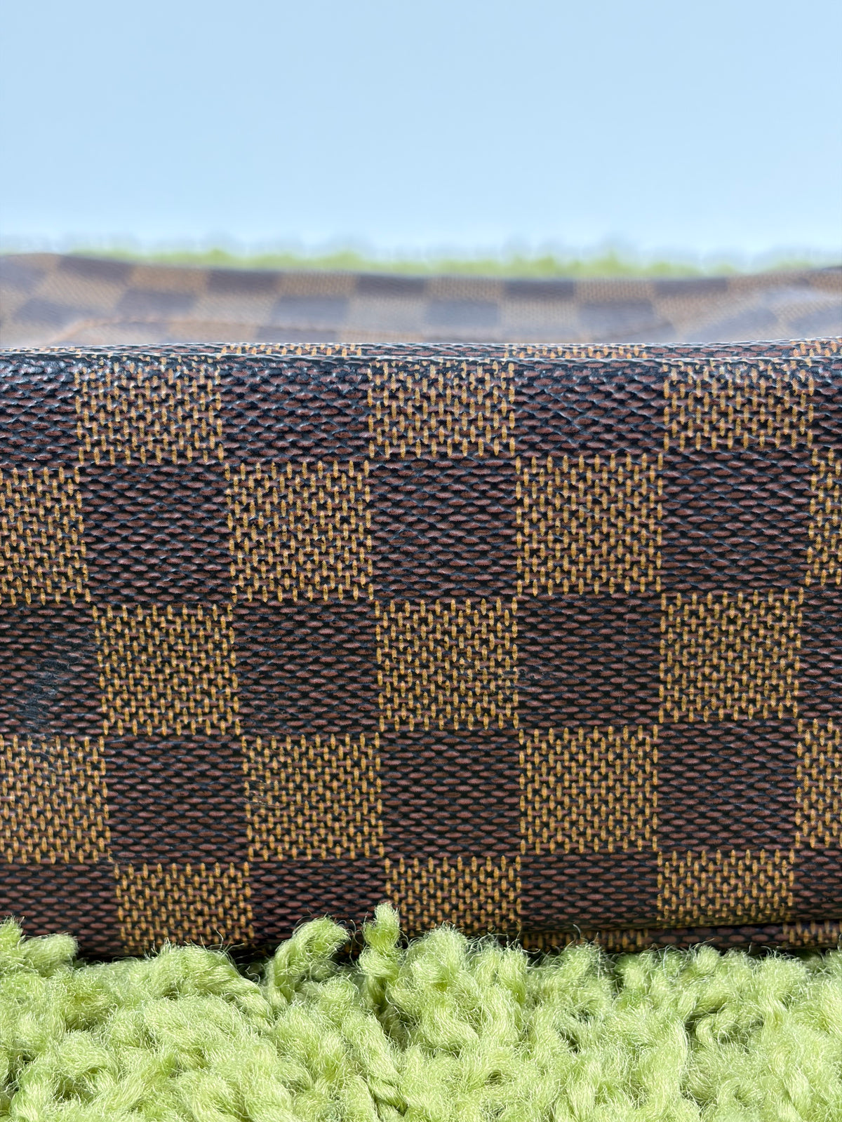 Marsupio Louis Vuitton Olav PM in tela Damier Marrone