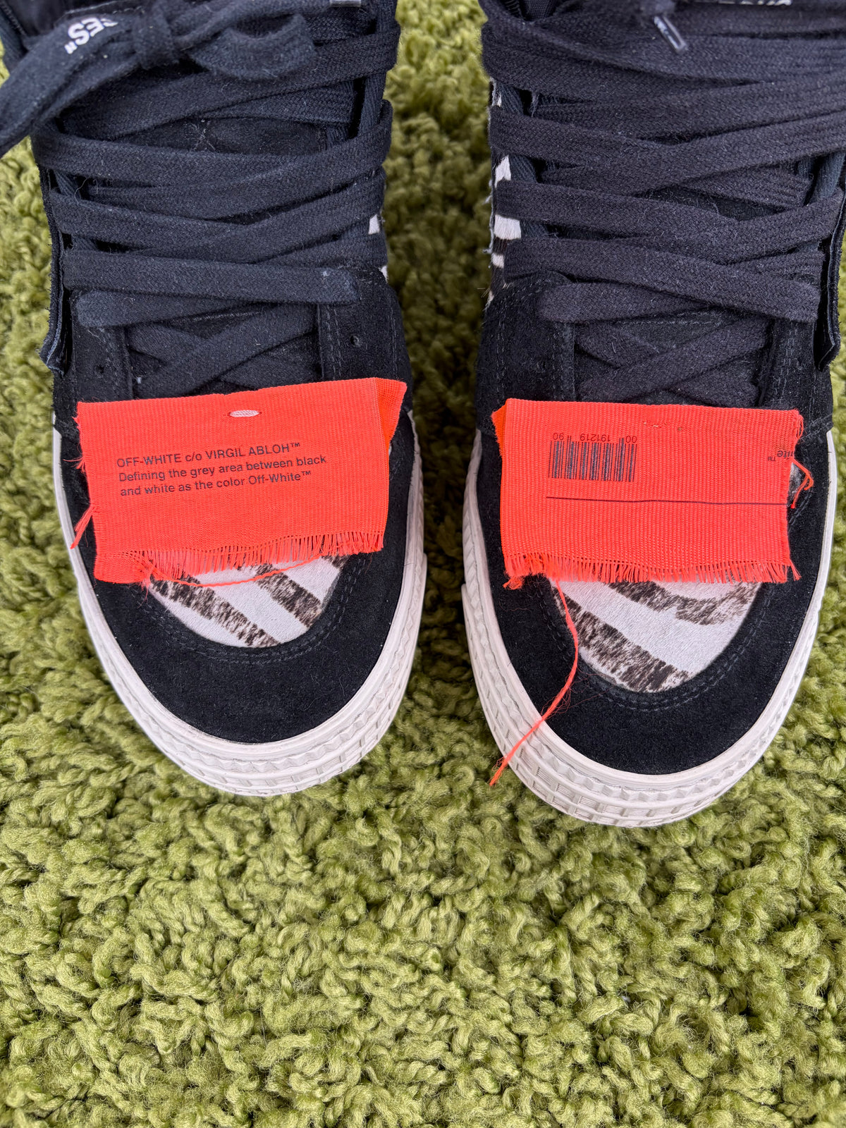 Off White Nera 3.0 Off Court High-Top Pony Zebra Multicolor 39