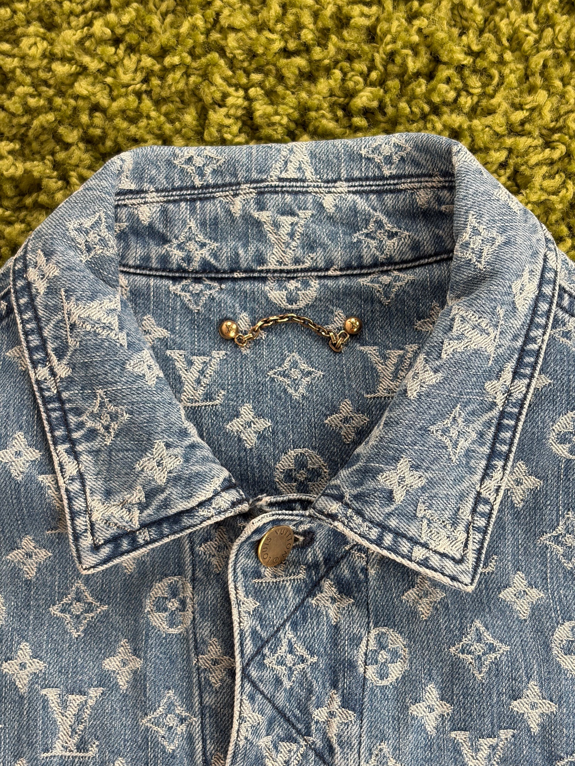 Completo Louis Vuitton X Supreme Size 50/34 blu e bianco