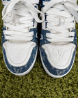 Louis Vuitton Trainer in Denim Blu 7.5