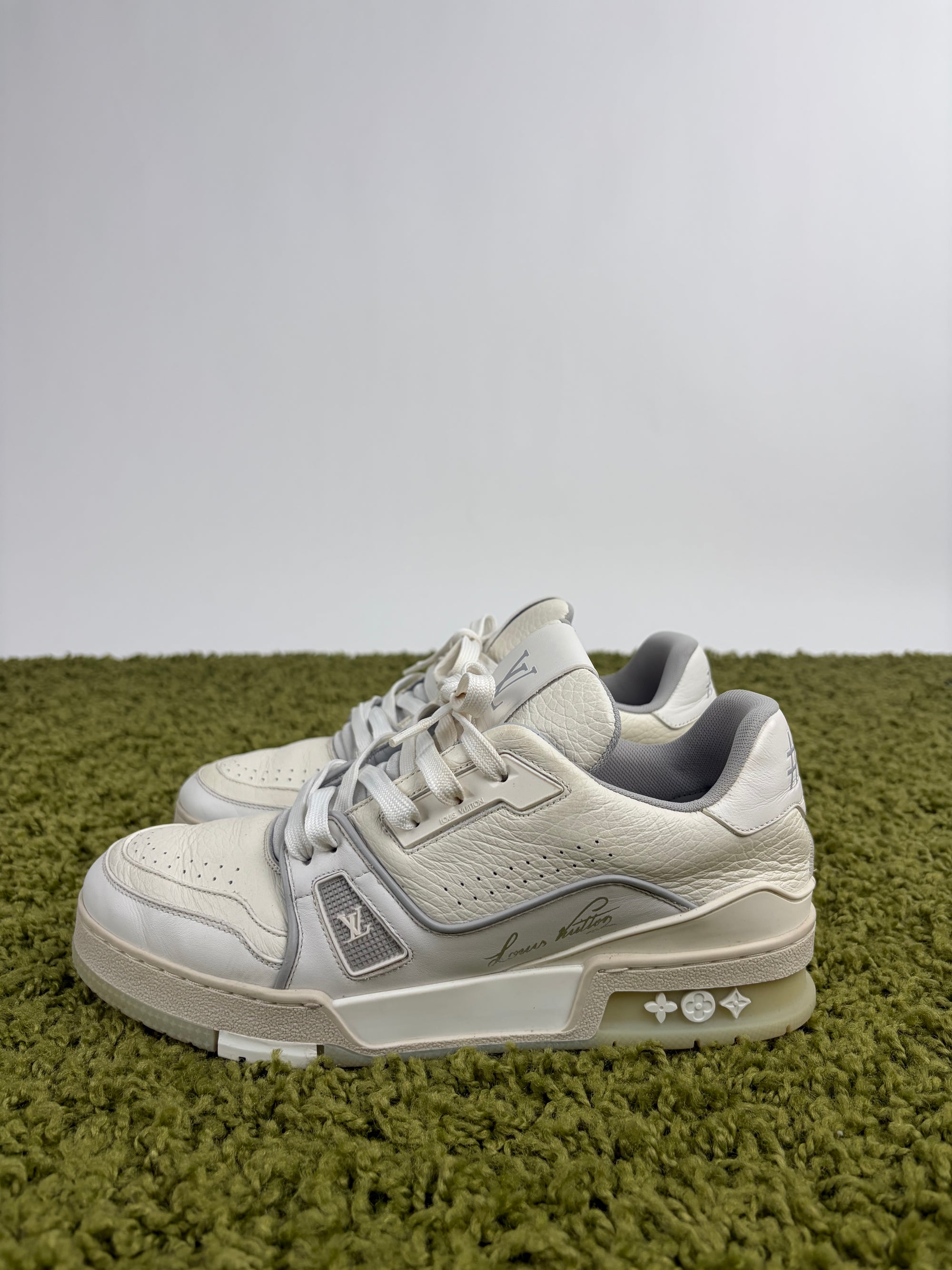 Louis Vuitton trainer Size 5.5=39.5 calza 40.5 bianche
