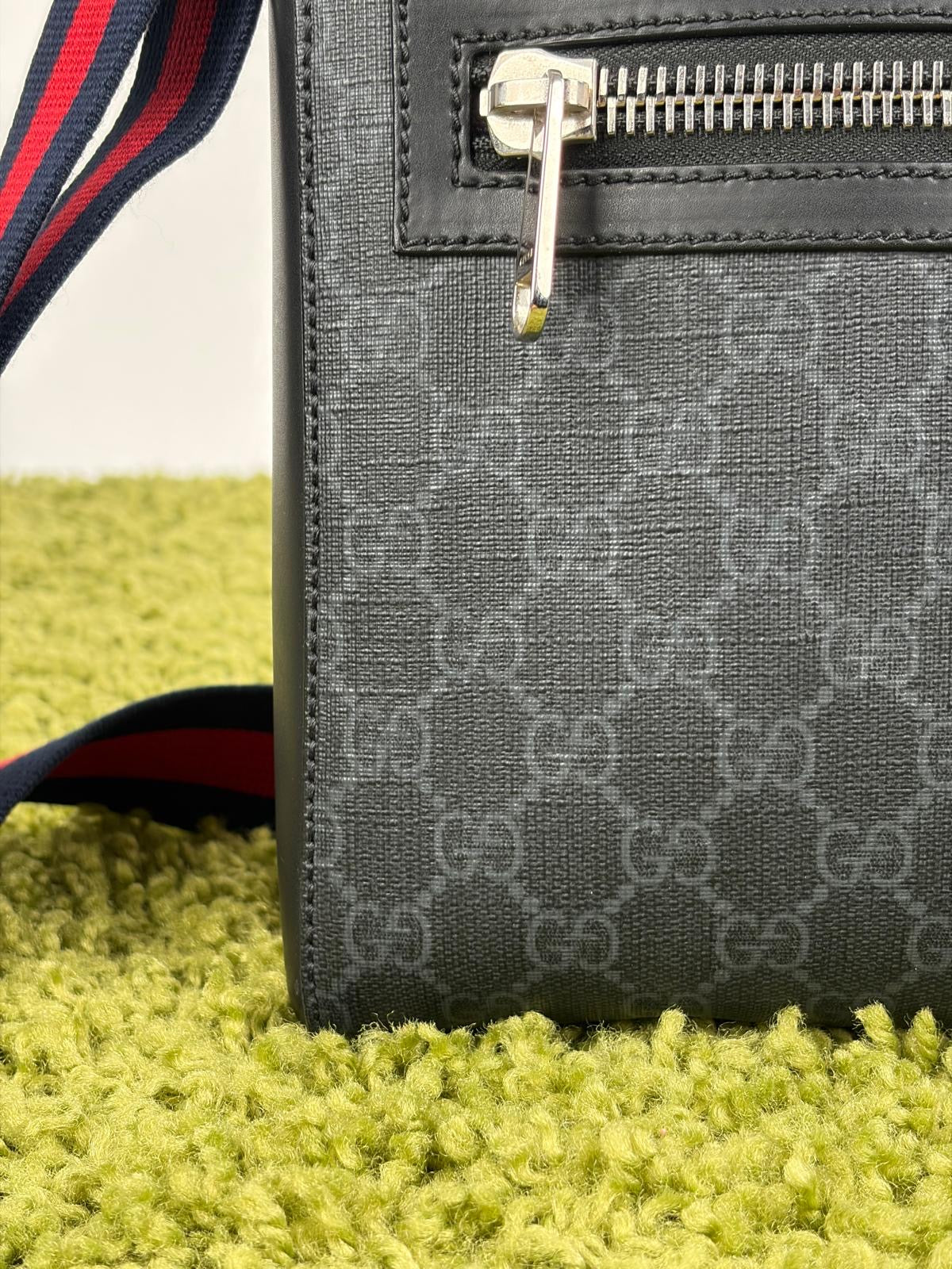 Borsa a tracolla Gucci GG Nero