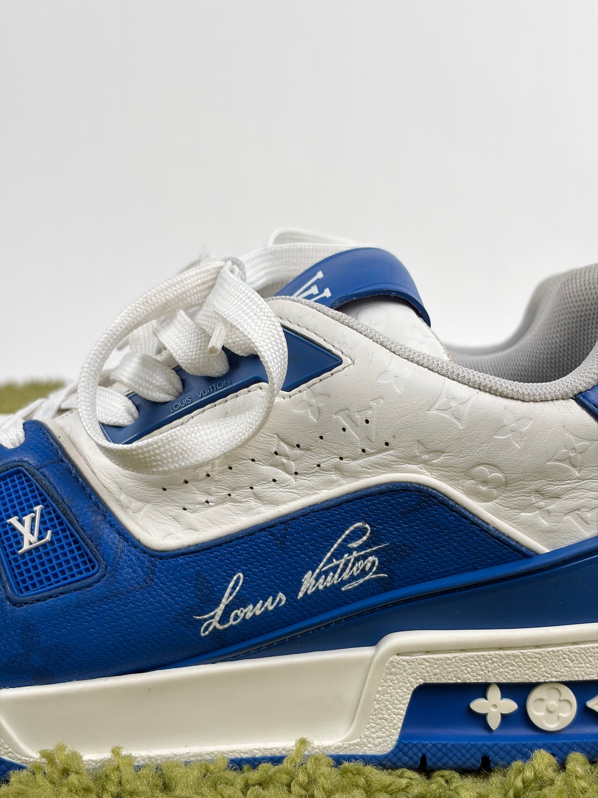Louis vuitton trainer size 7=41 calza 42 blu e bianche