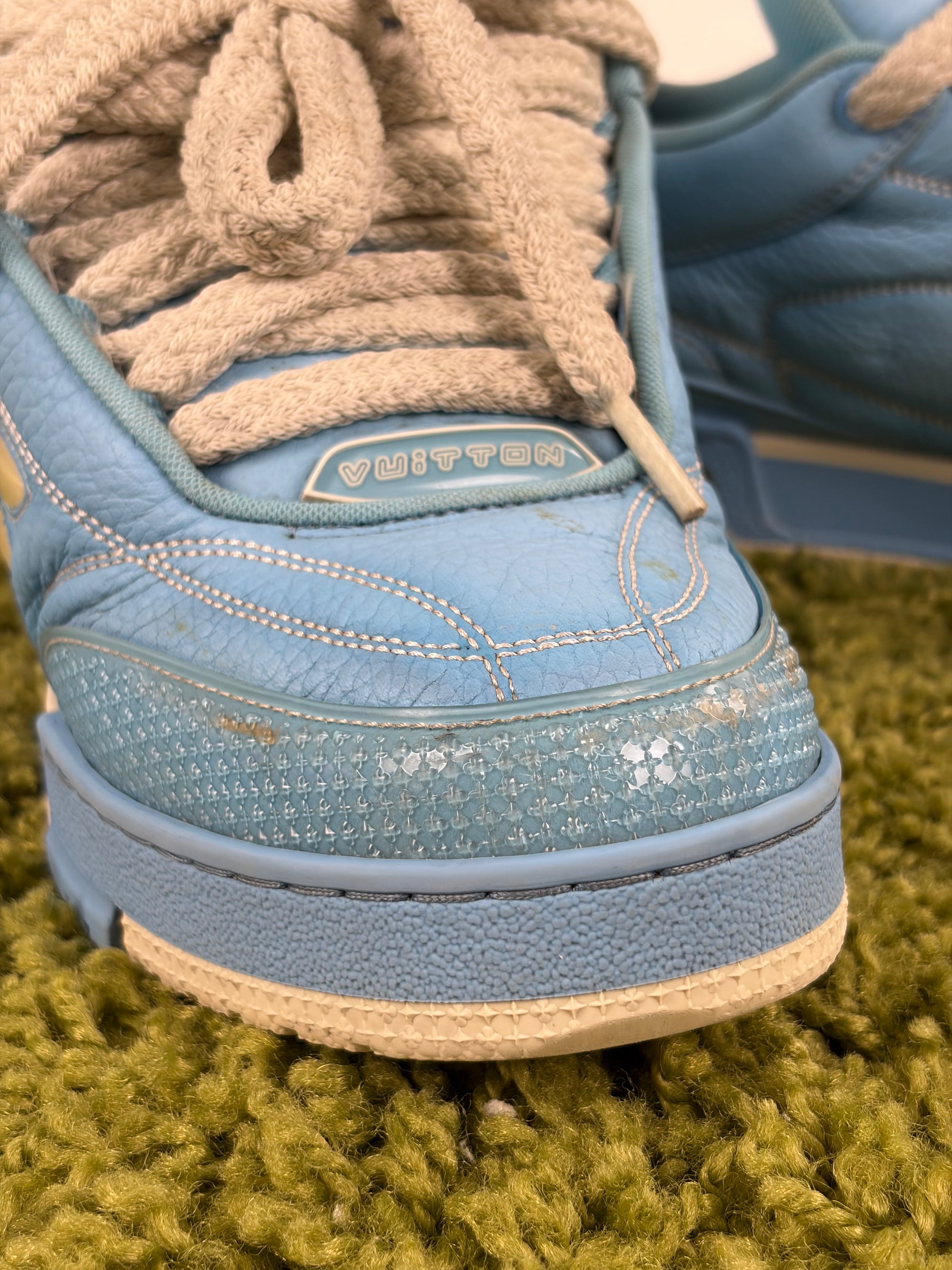Louis vuitton skate Size 6.5=40.5 calza 41.5 azzurra