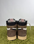 Nike X travis Scott High Size 46 marroni nere e bianche