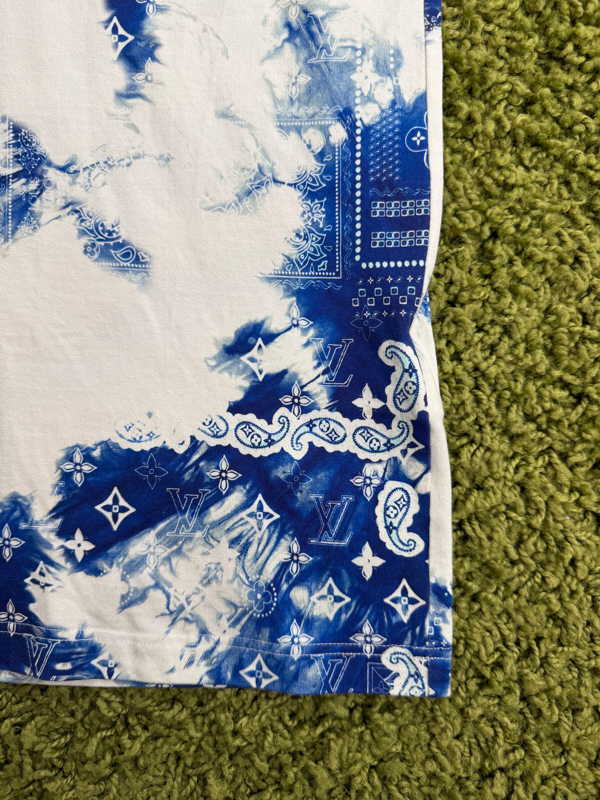 T-Shirt Louis Vuitton Monogram azzurro Multicolor XXL