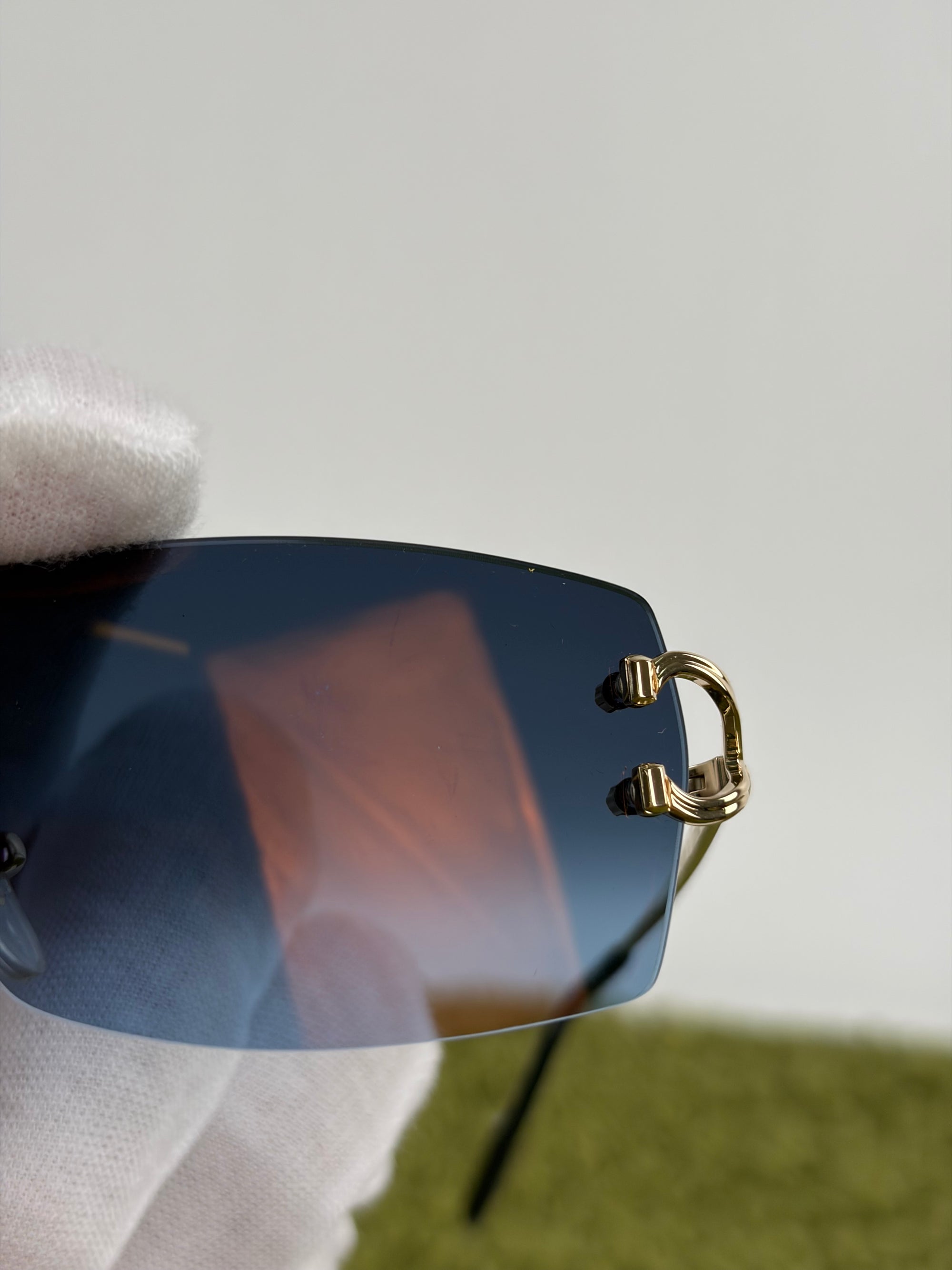 Occhiali Cartier CT0550S 002 L neri e oro