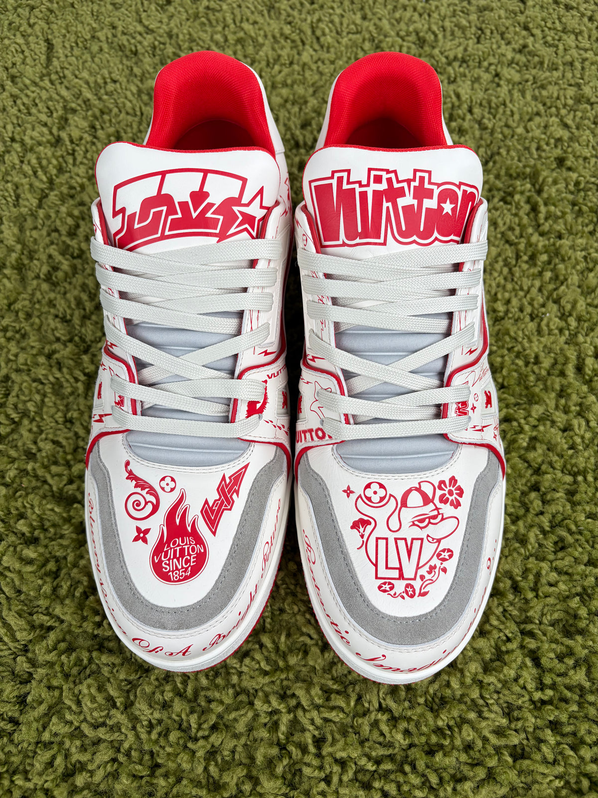Louis Vuitton Trainer Rossa 10