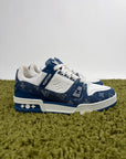 Louis Vuitton Trainer Denim Blu 38