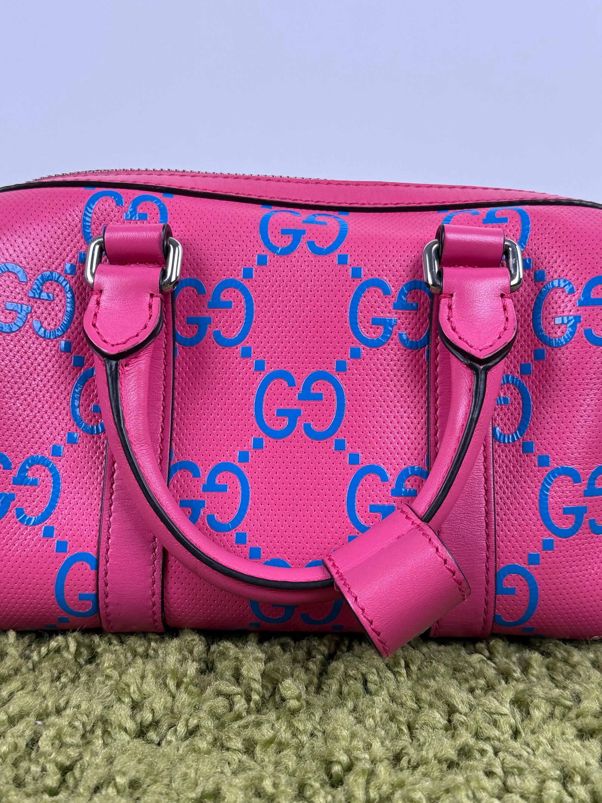 Borsa Boston Gucci Rosa Multicolor