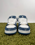 Louis Vuitton Trainer in Denim Blu 8.5
