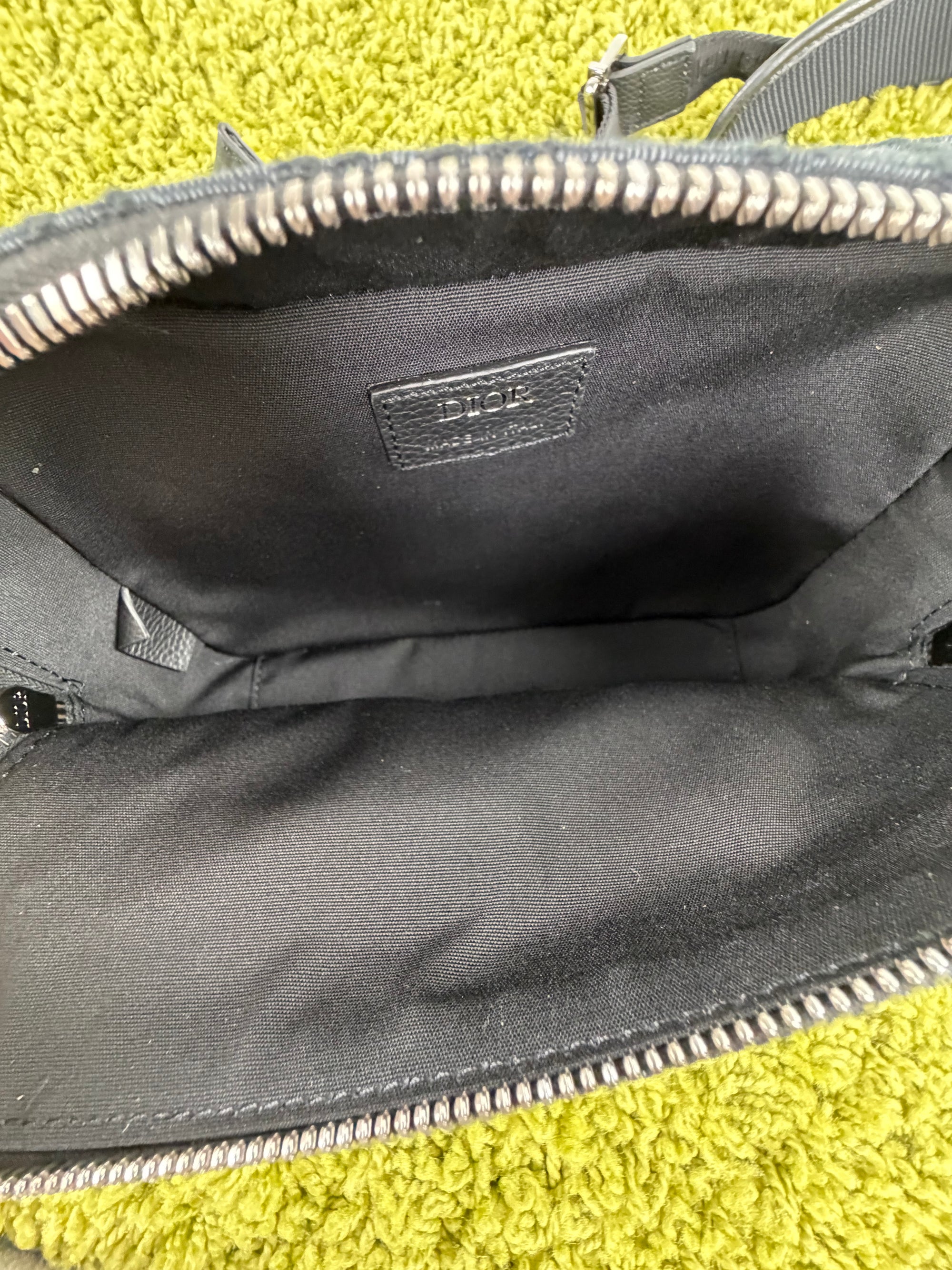 Borsello Dior monogram nero