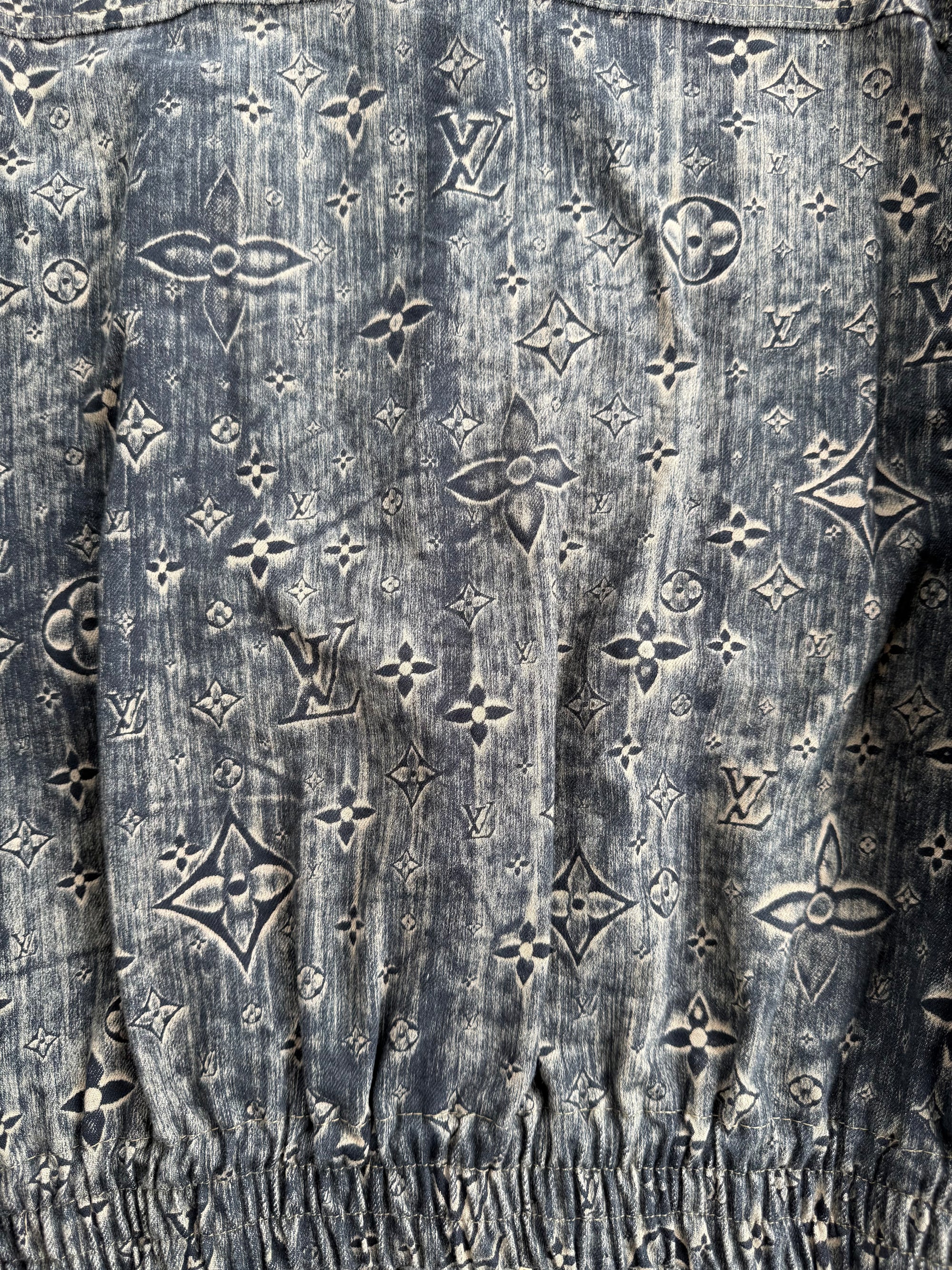 Giacca Monogram in denim Louis Vuitton 50