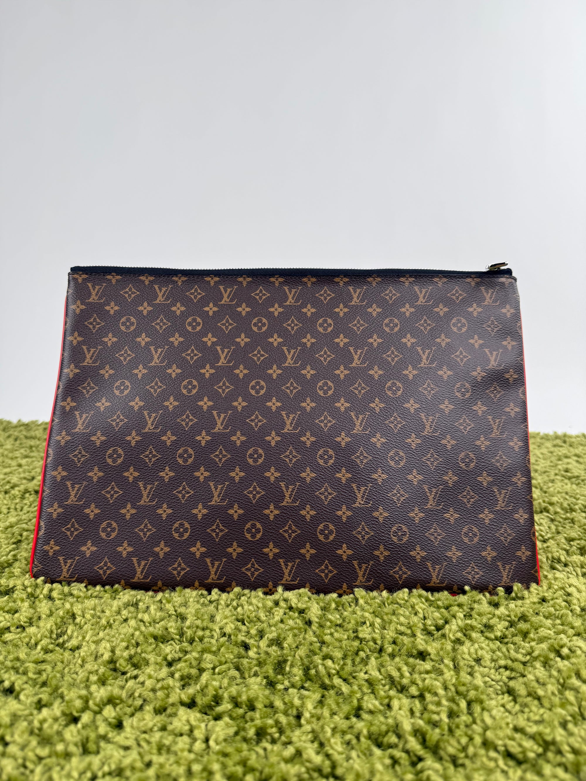 Pochette A4 multi tasca Louis Vuitton Marrone Multicolor