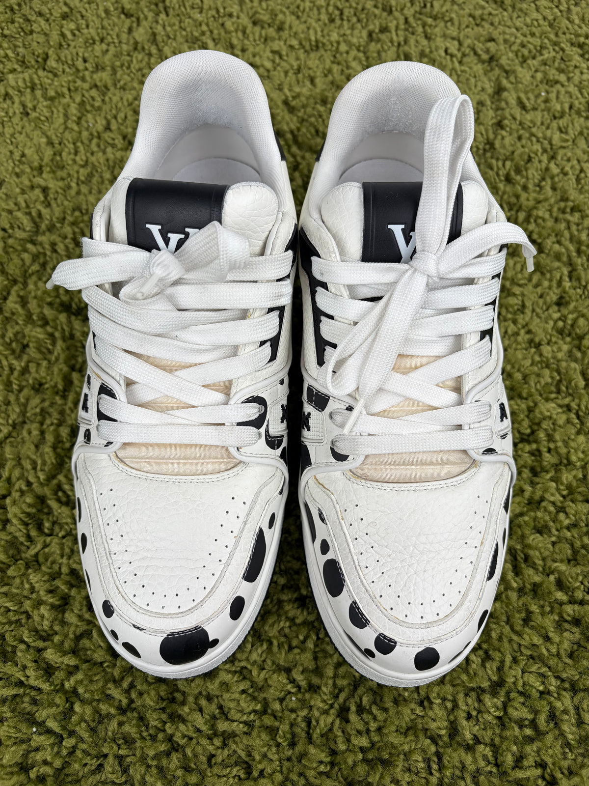 Louis Vuitton Trainer Bianca Multicolor 6.5 - Second Hand Di Fiore