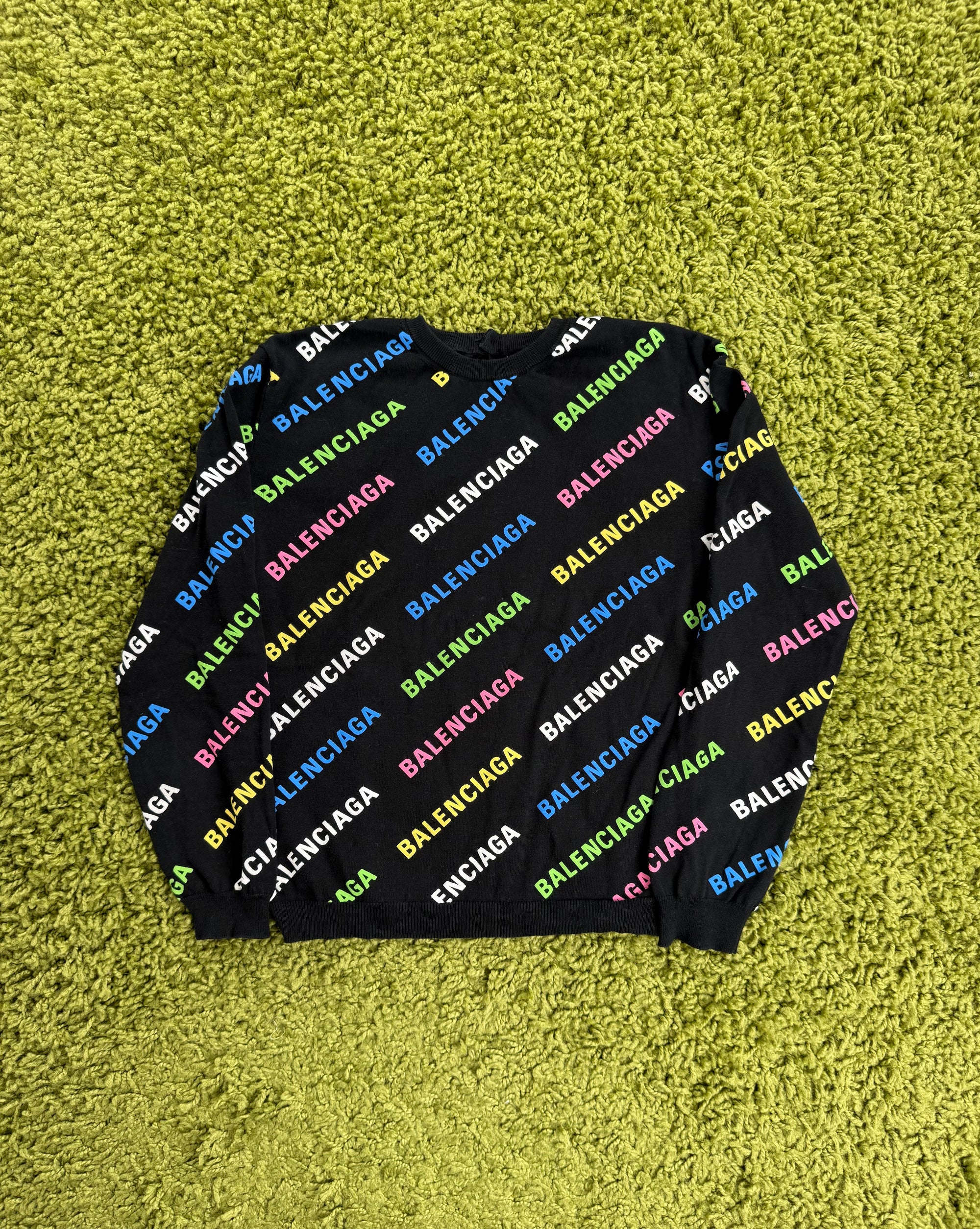 Longsleeve Balenciaga Nera Multicolor S