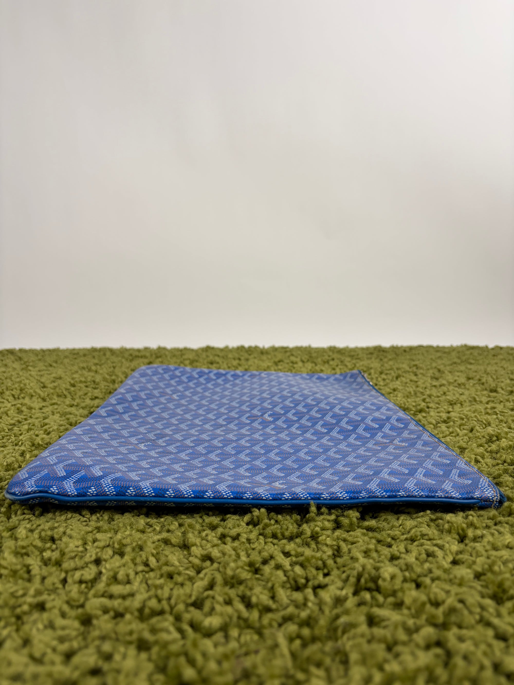 Pochette Goyard blu