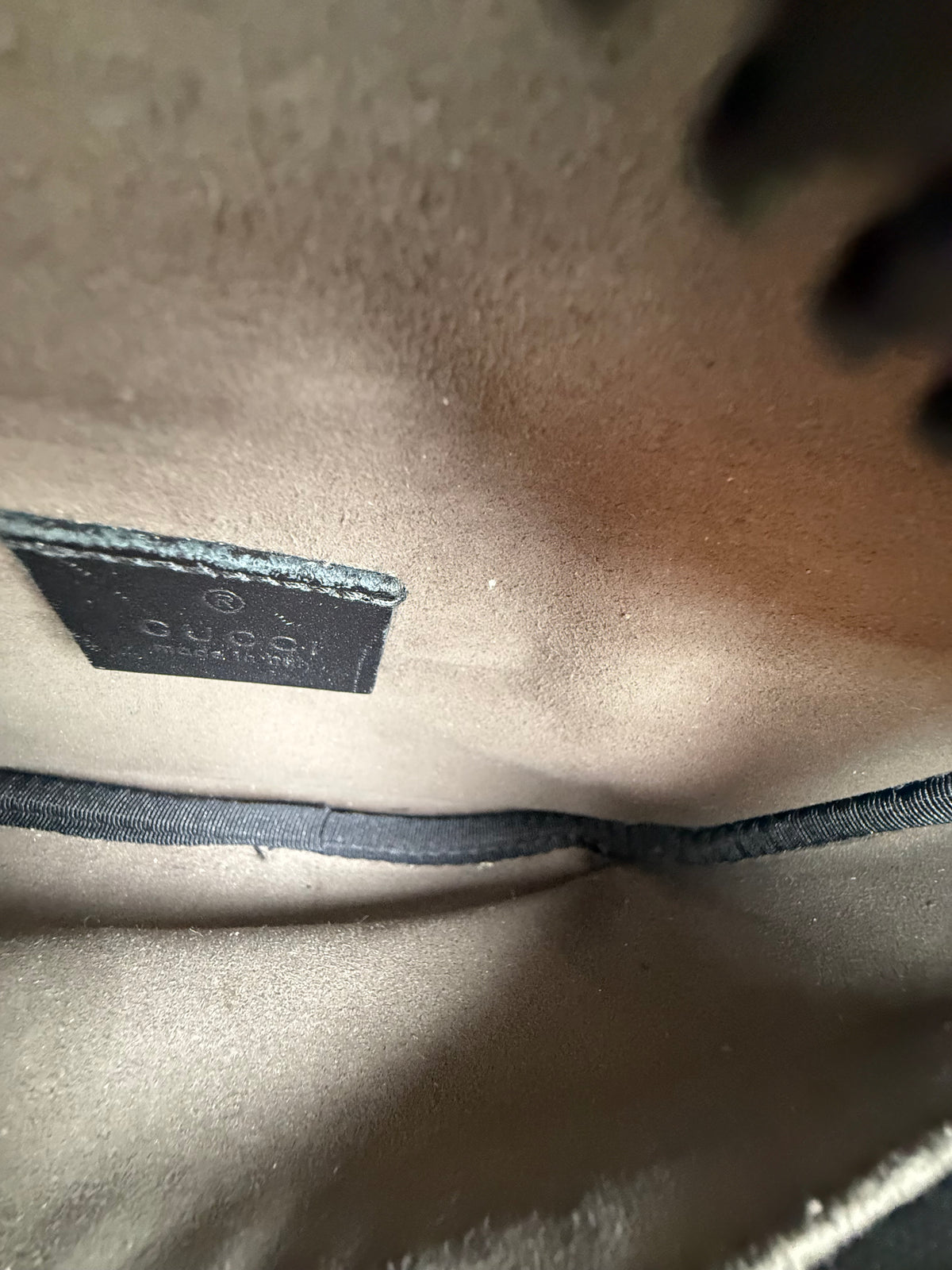 Marsupio Gucci Monogram In tela Beige