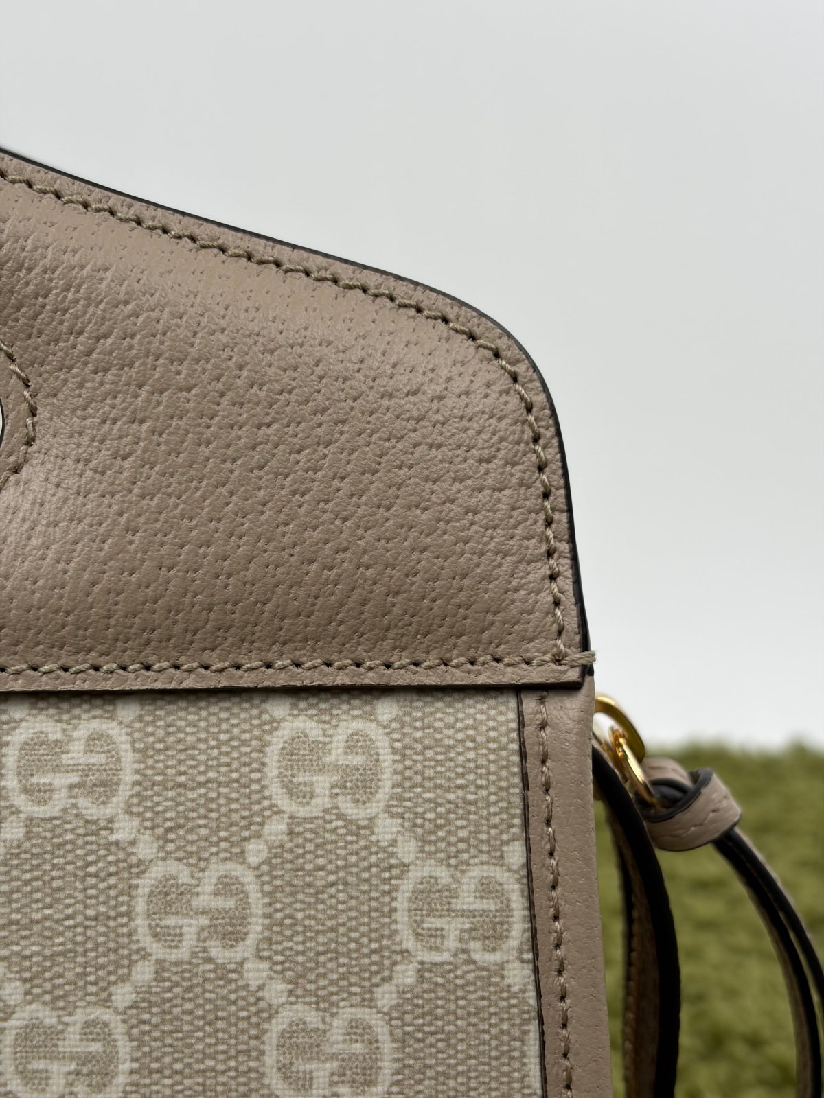 Borsa Gucci Ophidia Cut Out Handle Tote Beige - Second Hand Di Fiore