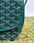 Borsa Goyard Belvedere PM in tela Goyardine Verde