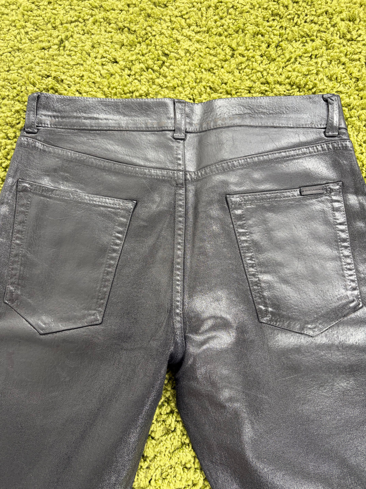 Jeans Yves Saint Laurent D24 oil coated Nero 30