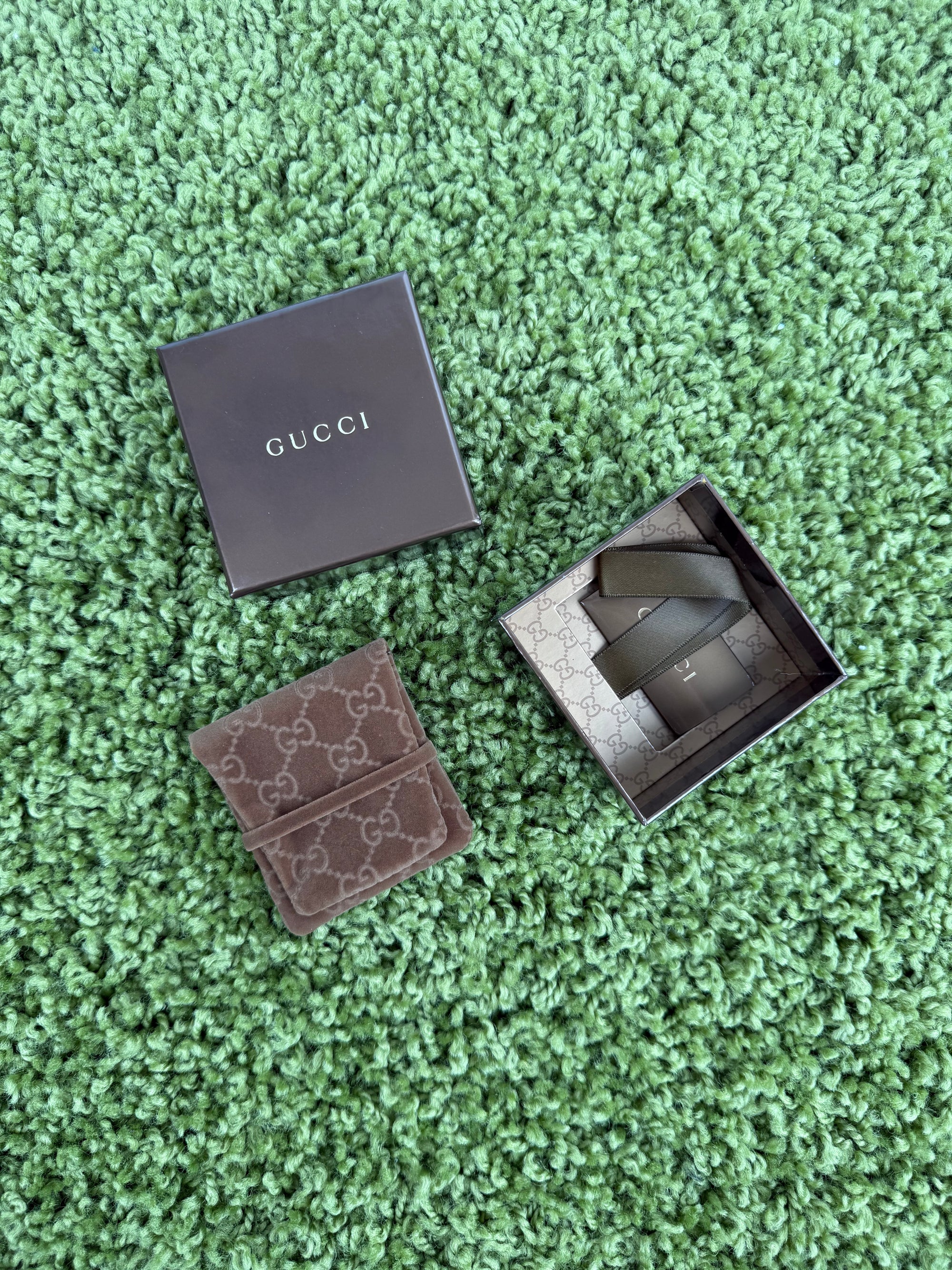 Gemelli Gucci rettangolari