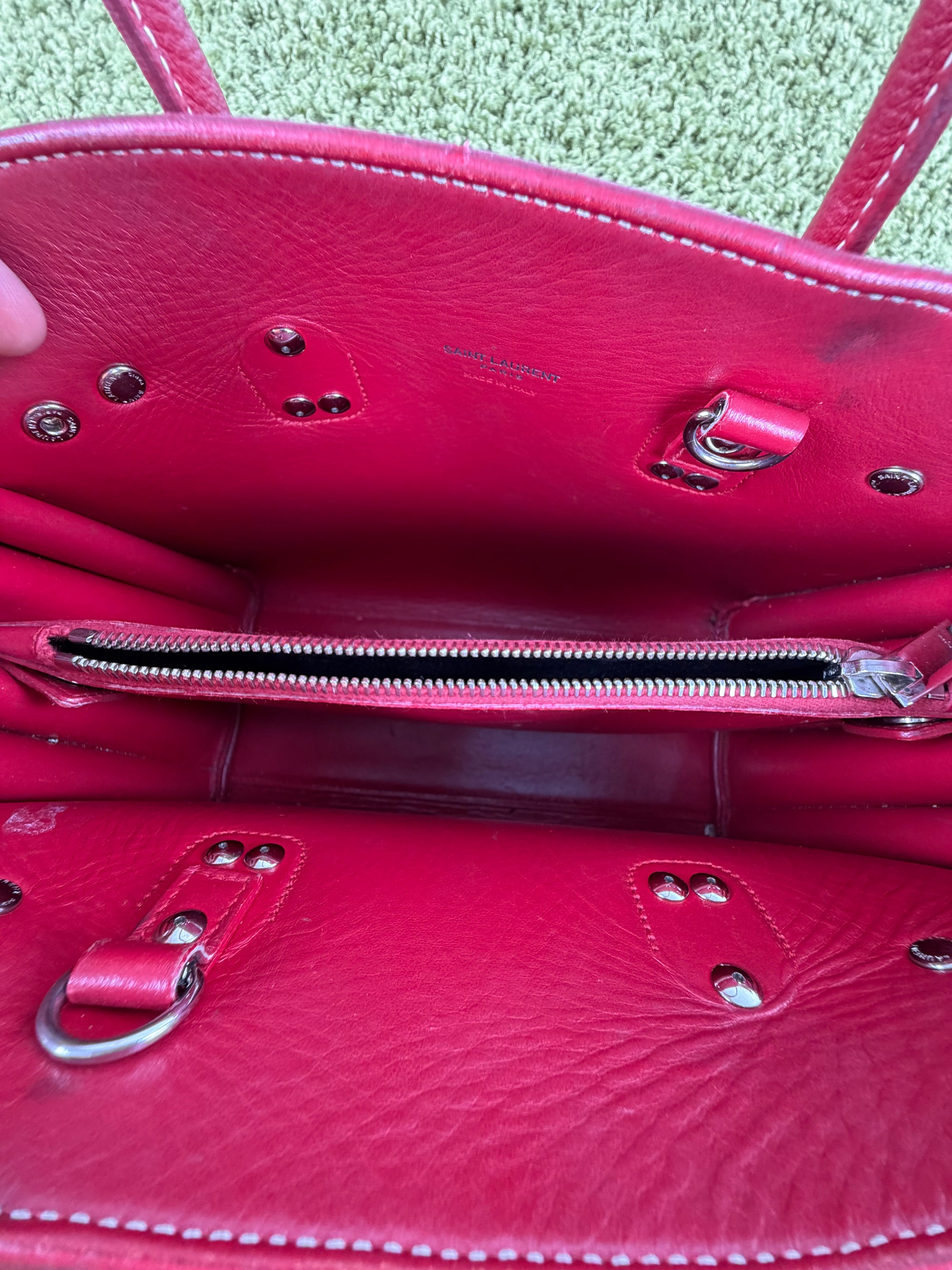 Borsa Saint Laurent rossa