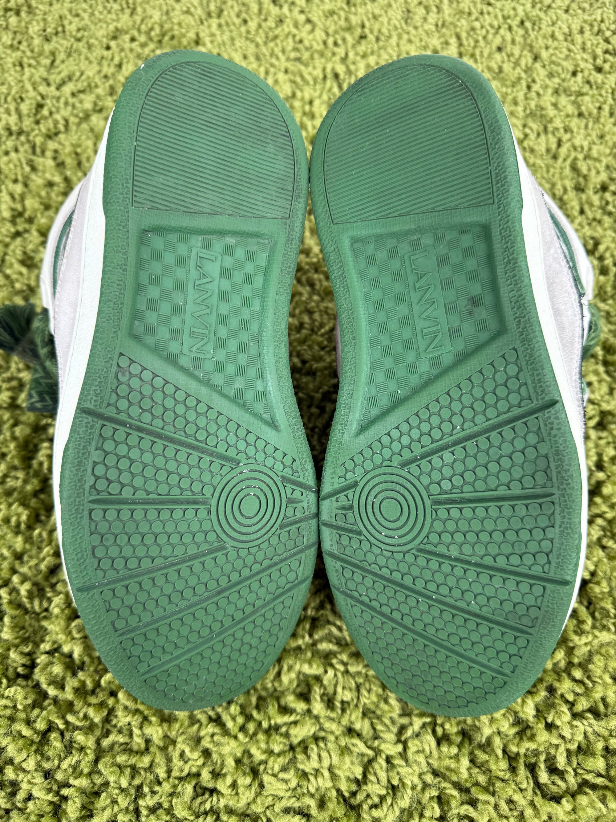 Lanvin Curb Verde Bianca 39