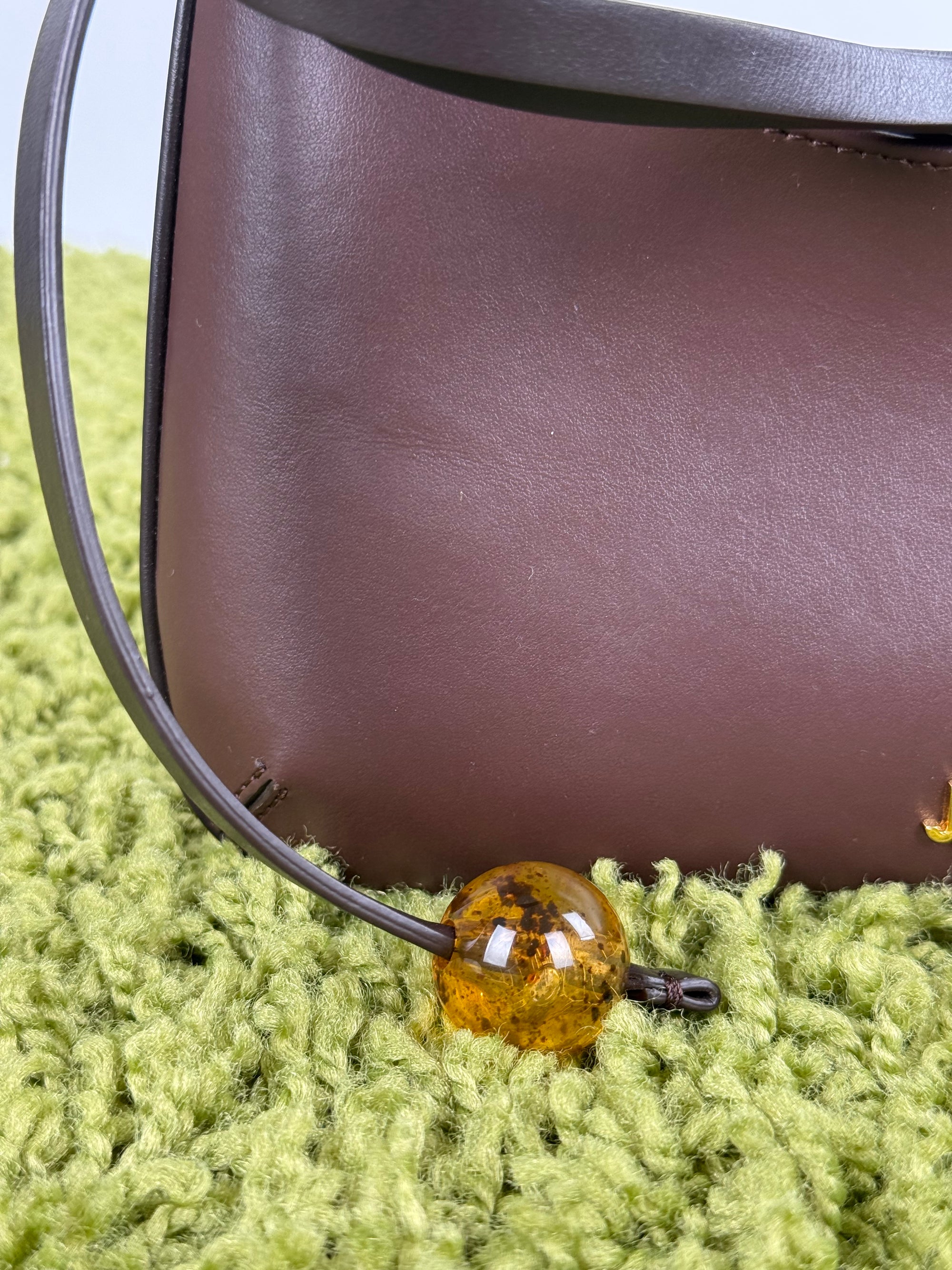 Borsa La Bisou Perle Jacquemus Marrone